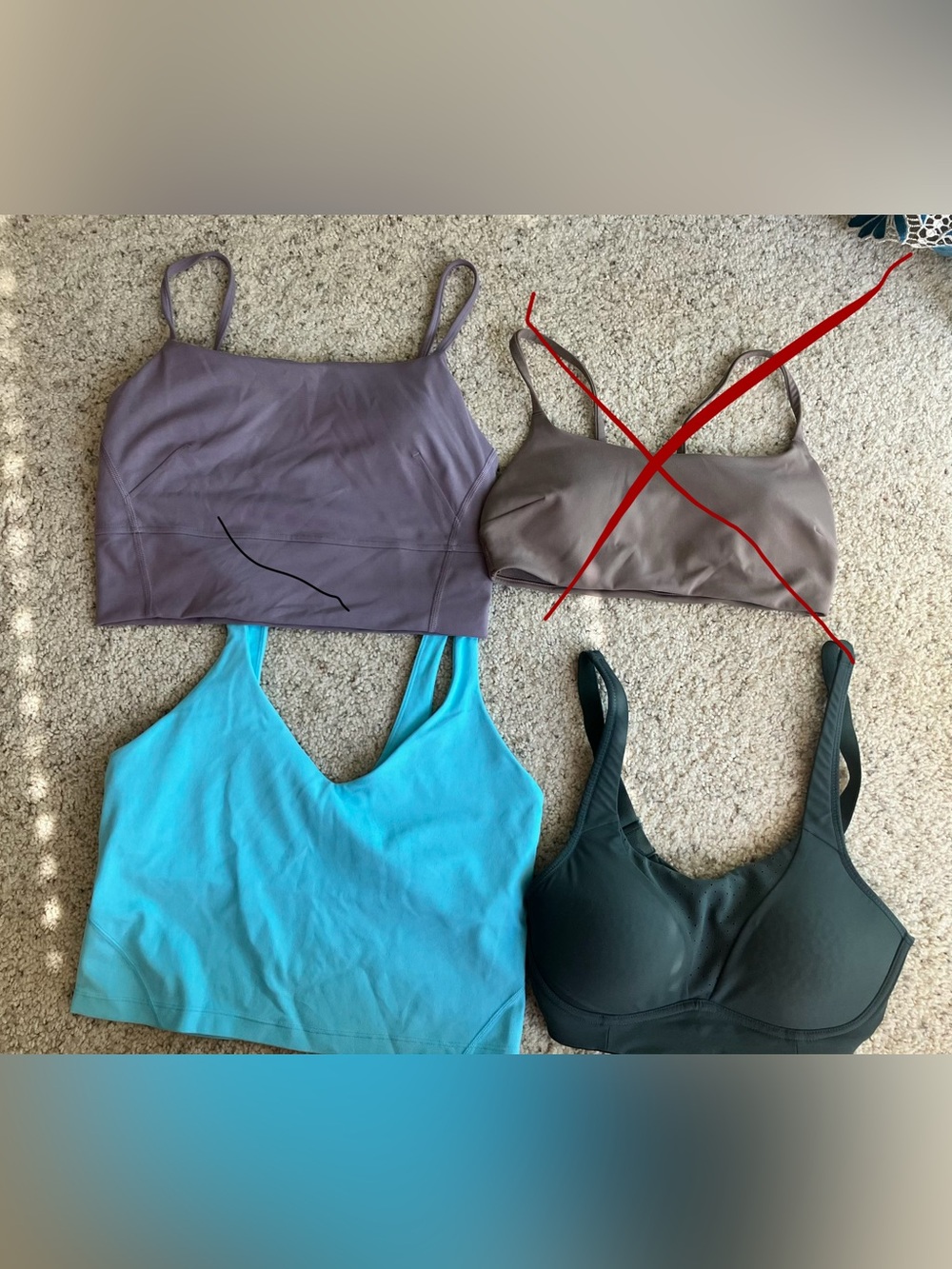 Lulu sports bra bundle